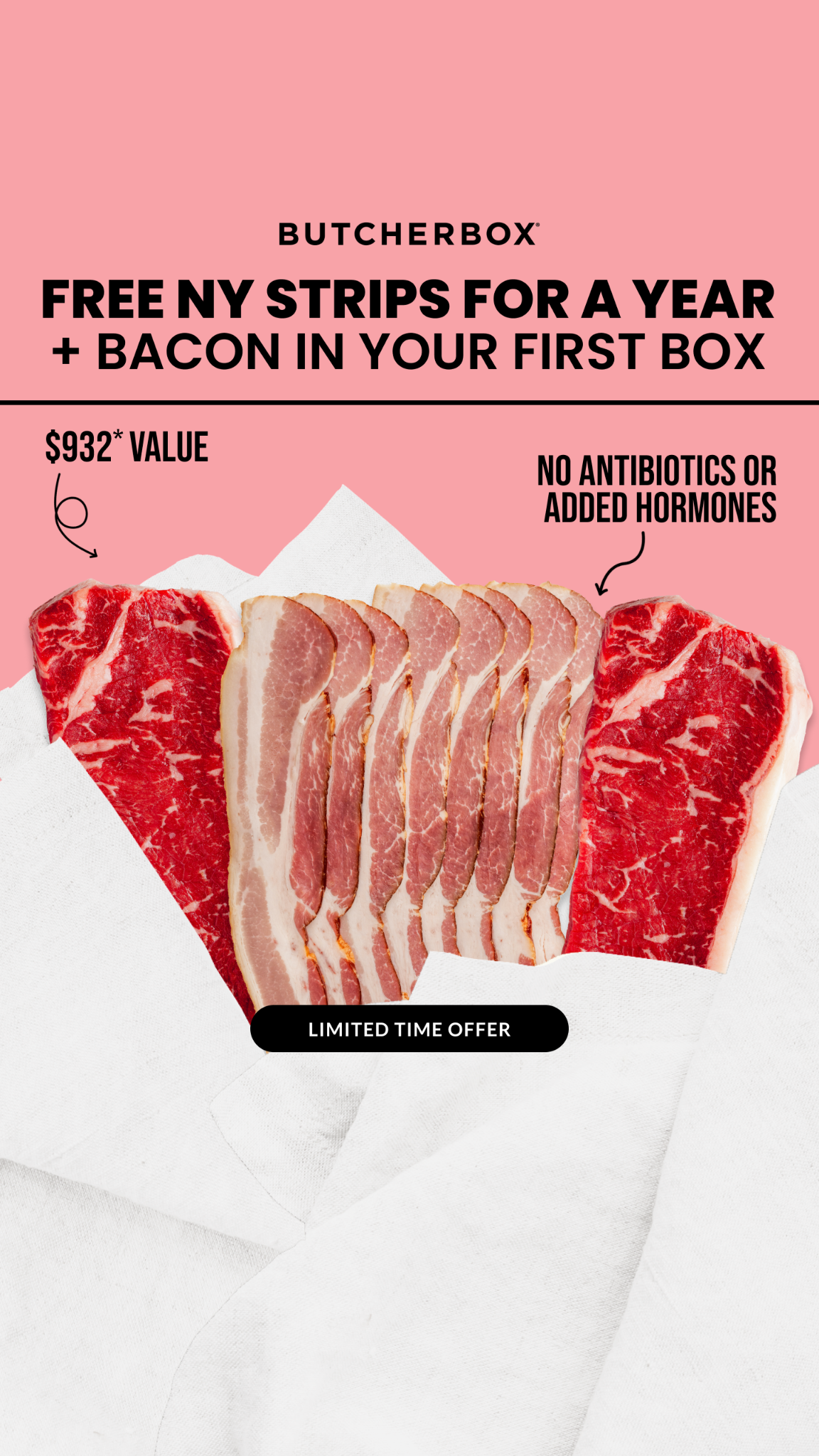 ButcherBox Facebook ad