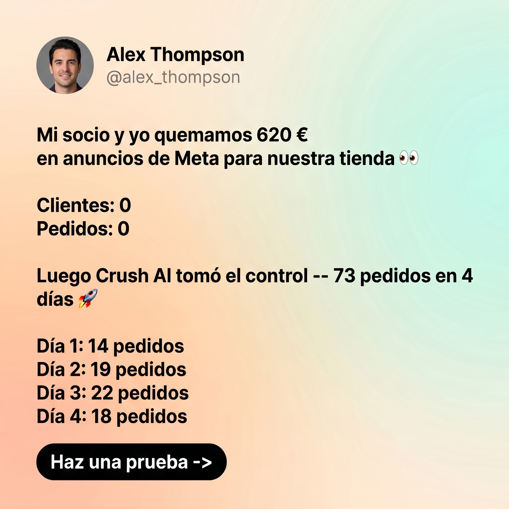trycrush.ai Facebook ad