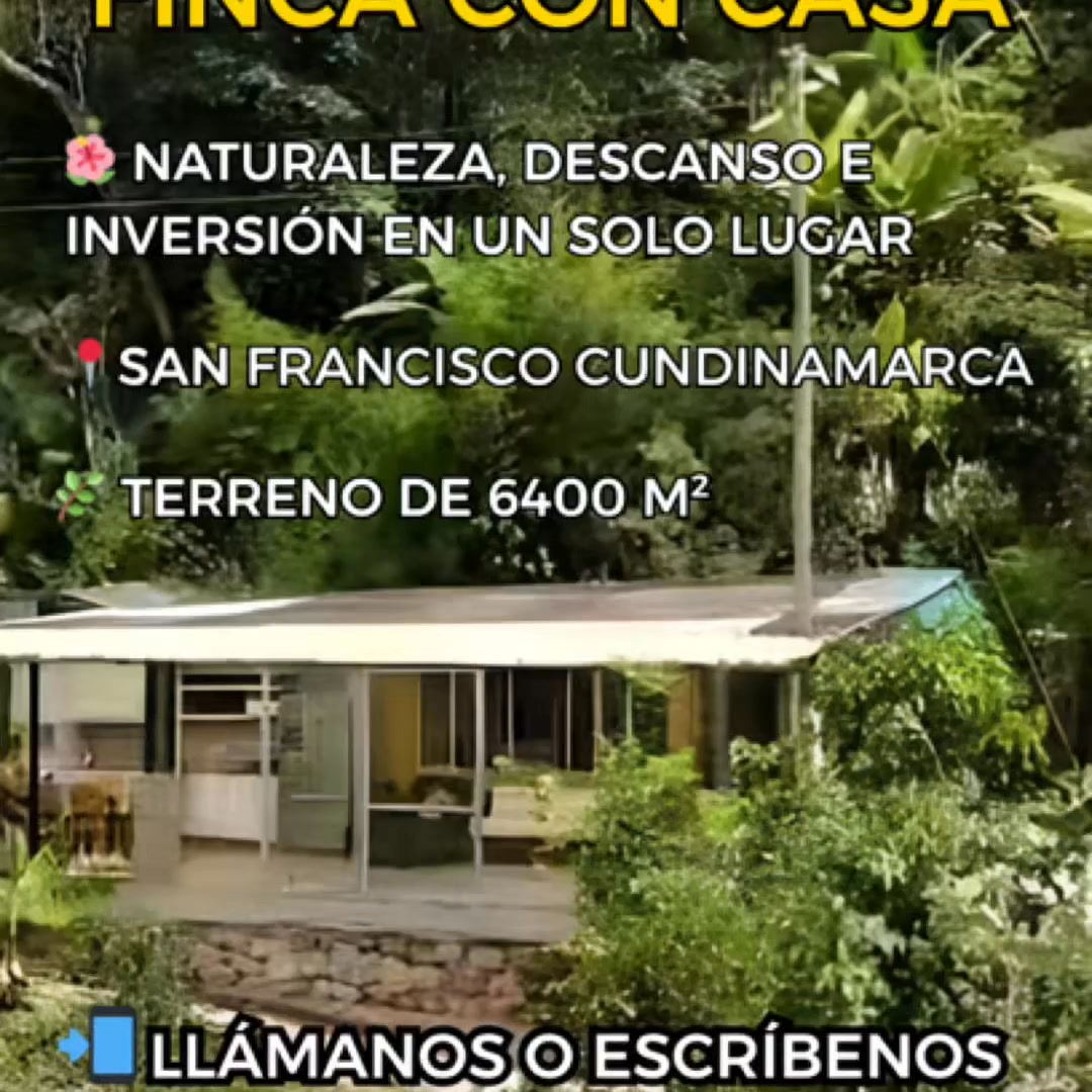 Venta Finca Con Casa Cerca Bogotá Facebook ad from Oct 29, 2025