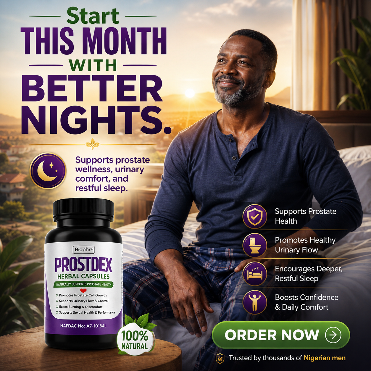 Prostate Health Solution Facebook ad