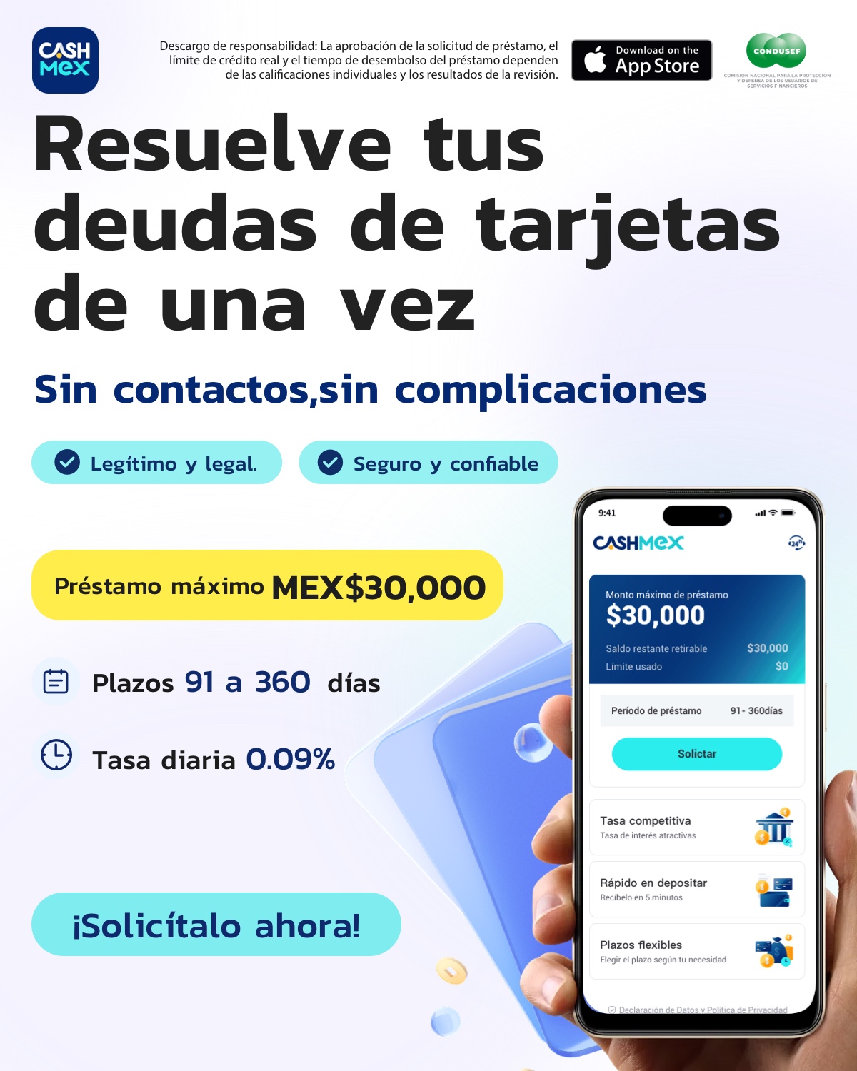 CashMex - Préstamo de crédito Facebook ad: CashMex: Préstamo de crédito