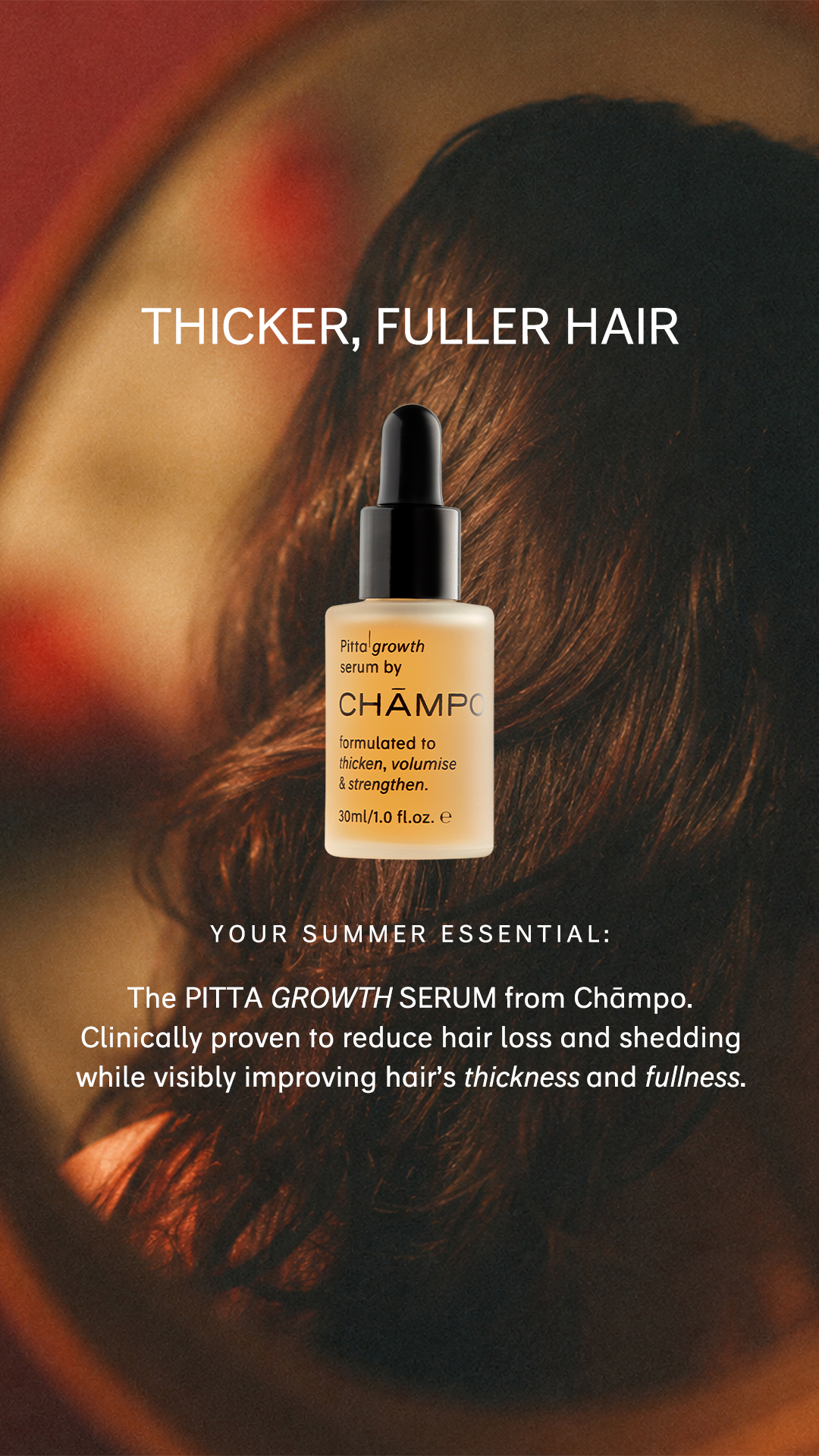 Chāmpo Haircare Facebook ad