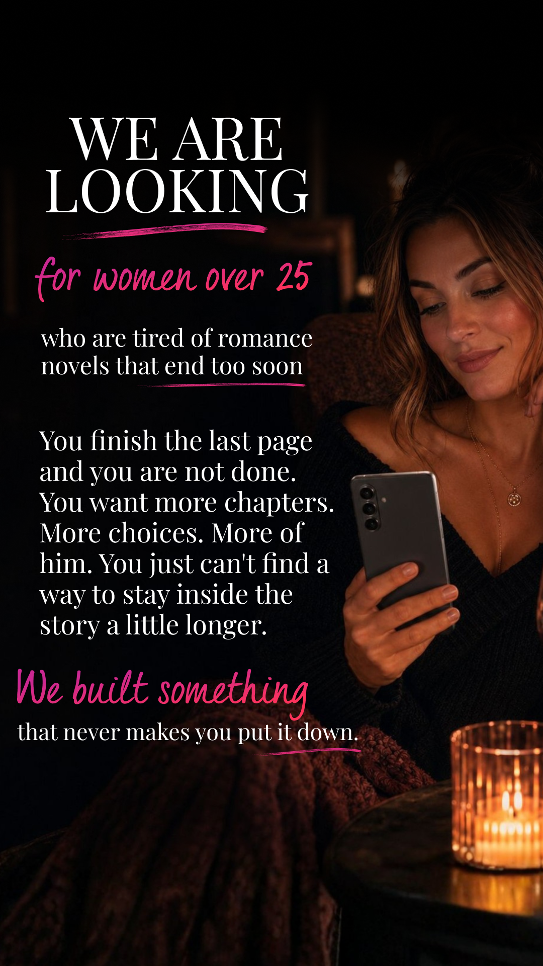 Lore: Interactive Stories Facebook ad
