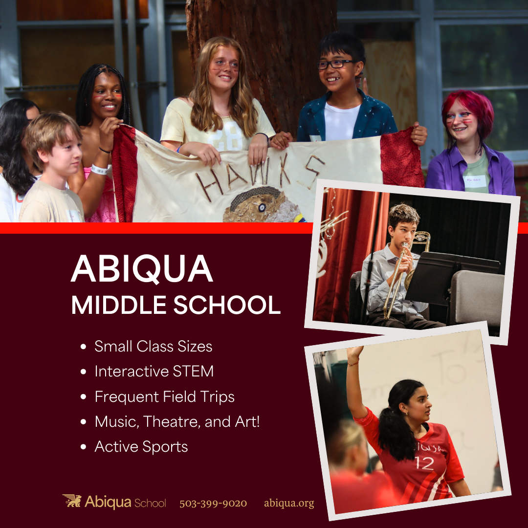Abiqua School Facebook ad from Jun 2, 2026