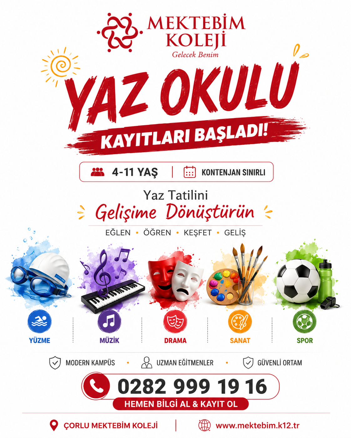 mektebimkolejicorlu Facebook ad: Bilgi Al