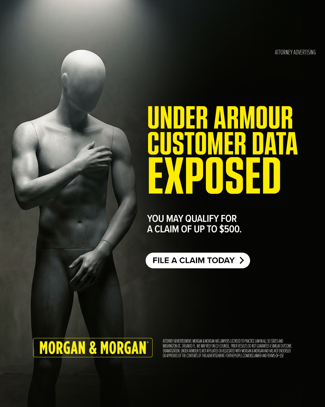 Morgan & Morgan Facebook ad
