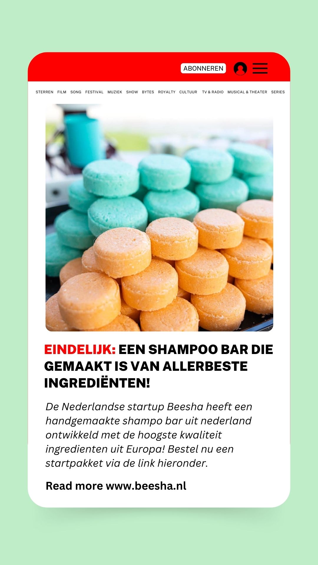 Beesha Facebook ad