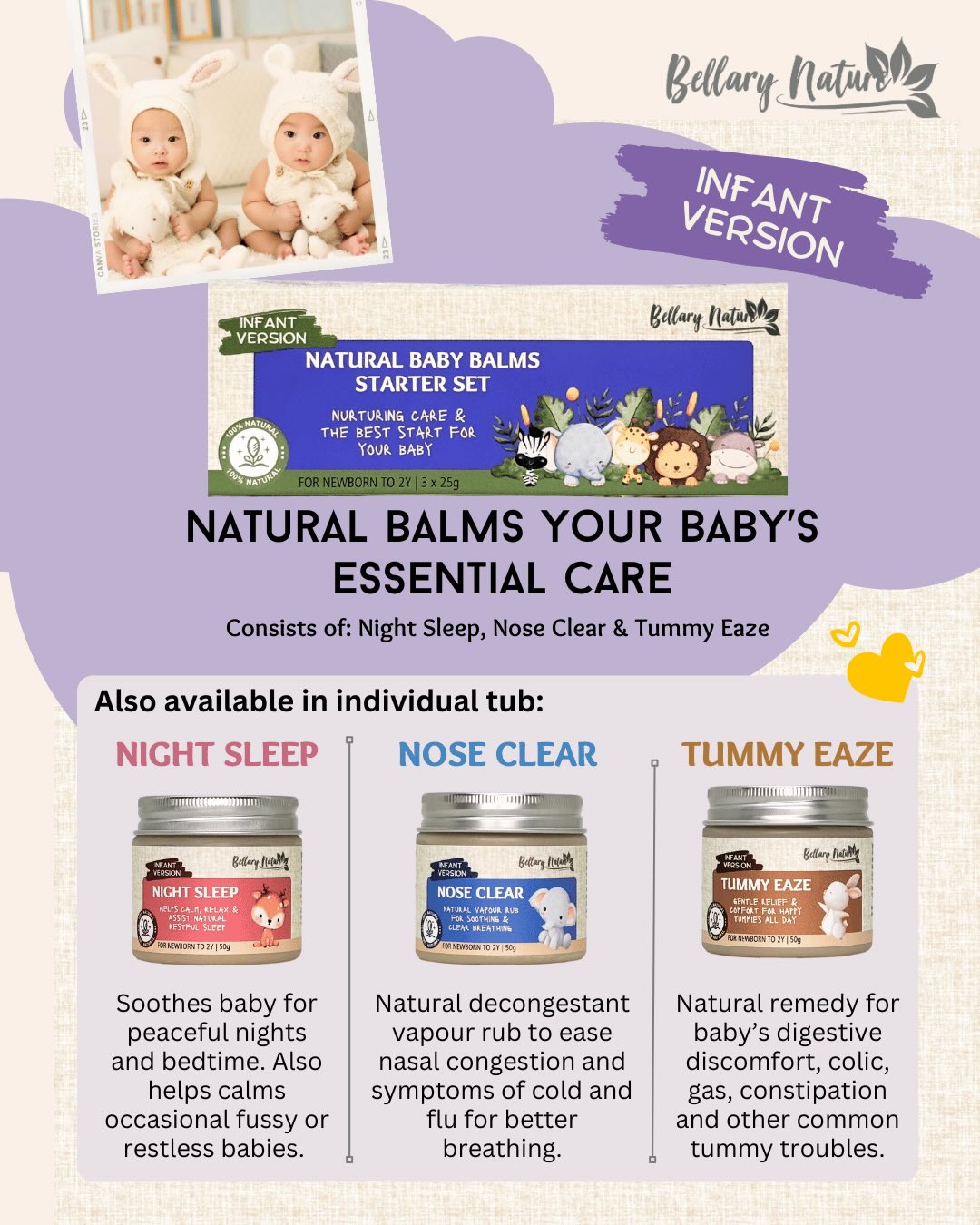 BellaryNature Facebook ad: Say goodbye to restless nights, sniffly days, and…