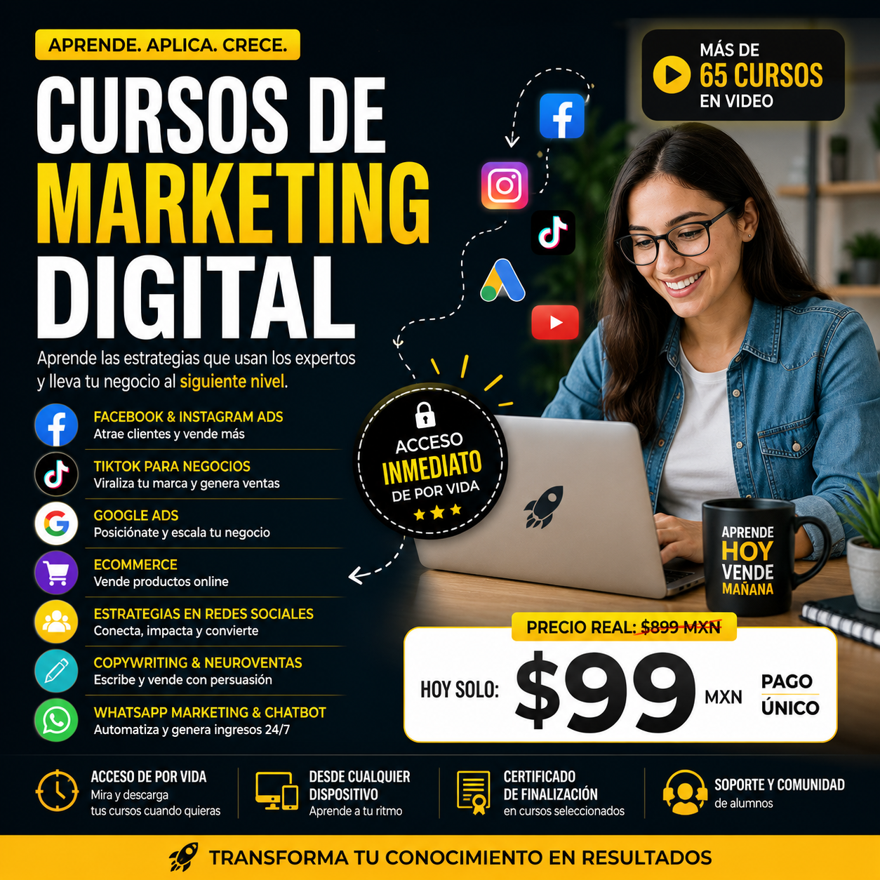 Media Center México Facebook ad