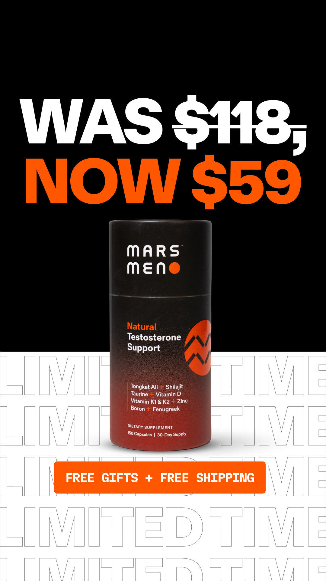 Mars Men Facebook ad