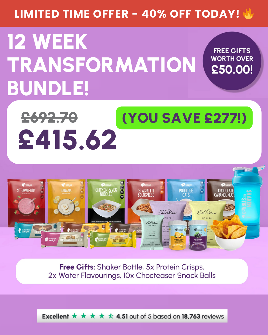 Shake That Weight Facebook ad