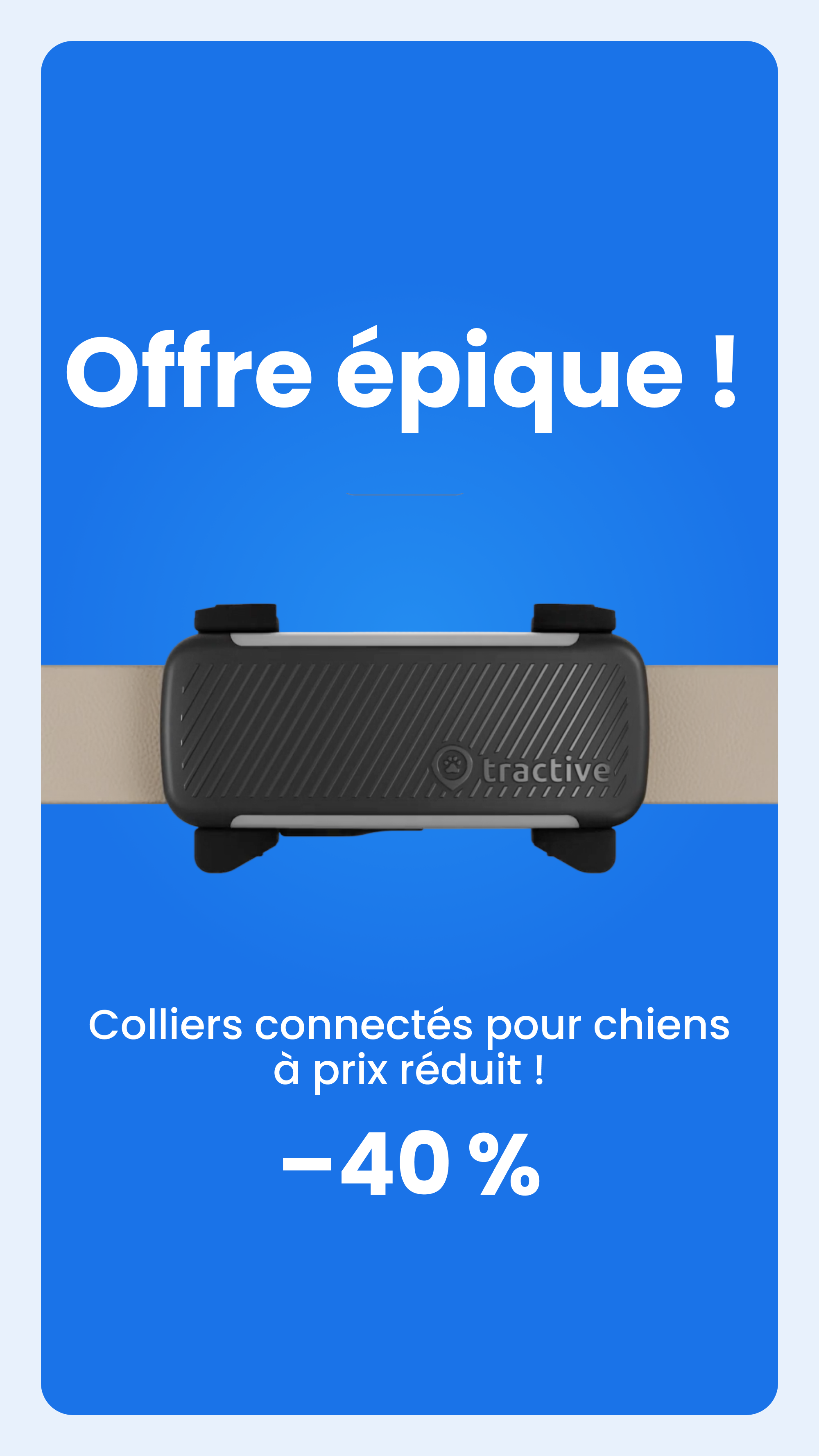 Tractive Facebook ad