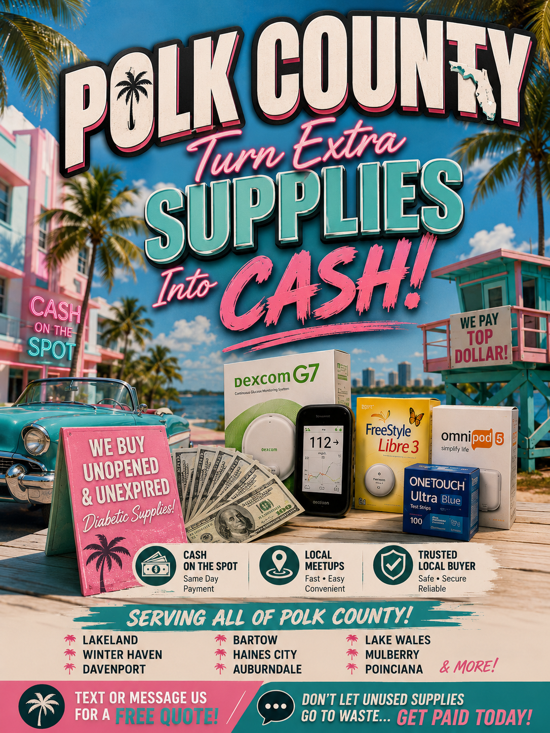 Test Strip Depot- Cash For Diabetic Supplies  Facebook ad