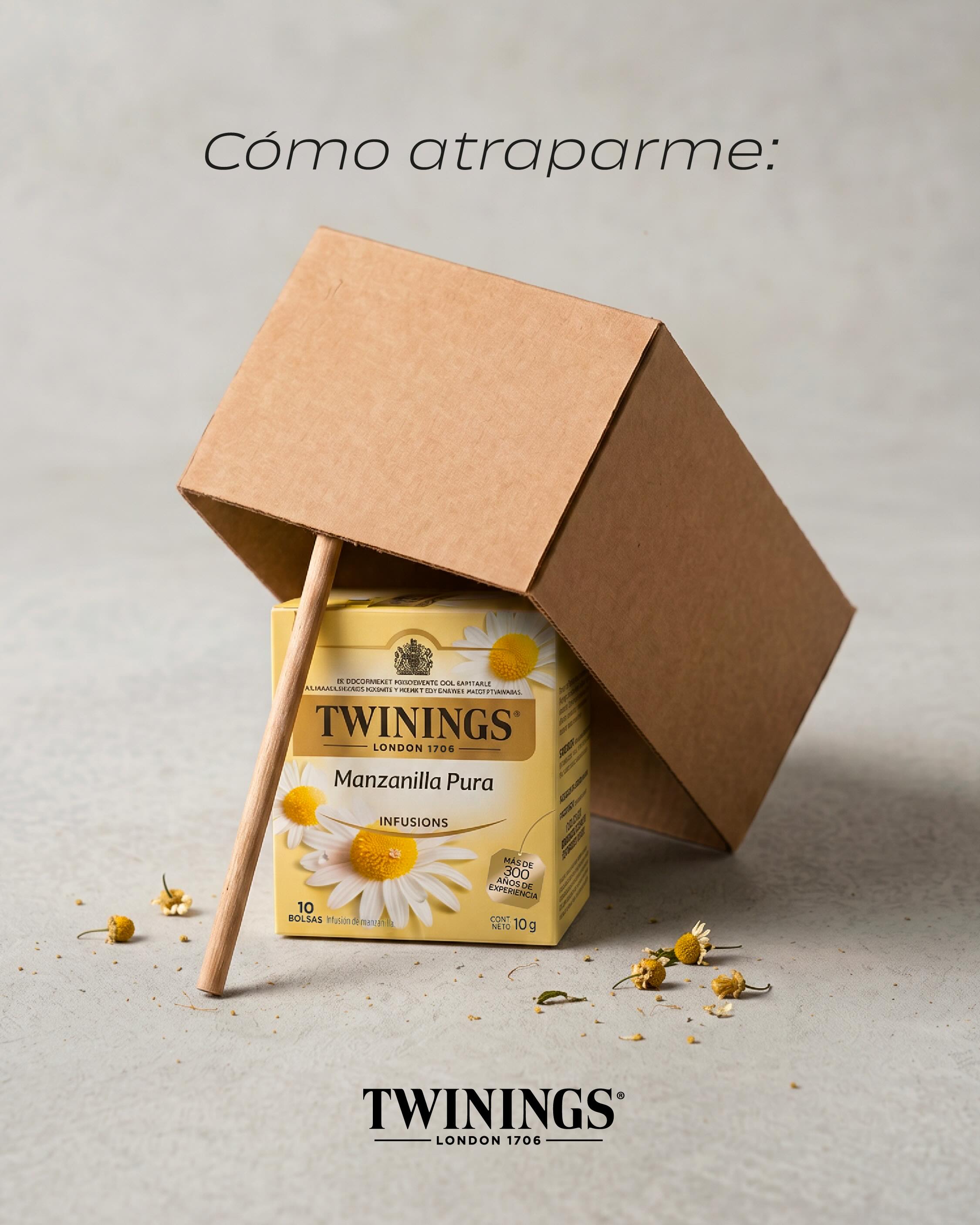 Twinings Chile Facebook ad: Mi debilidad tiene nombre y viene en cajita.