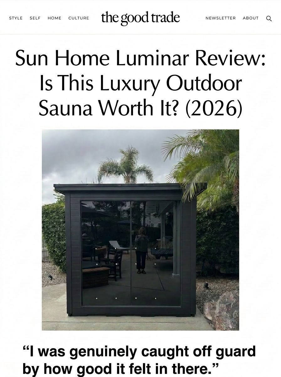 Sun Home Saunas Facebook ad
