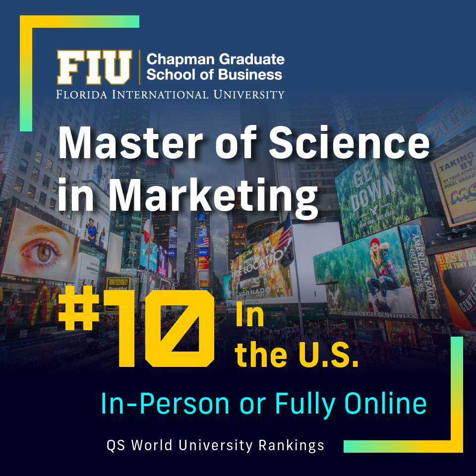 FIU Chapman Graduate School of Business Facebook ad