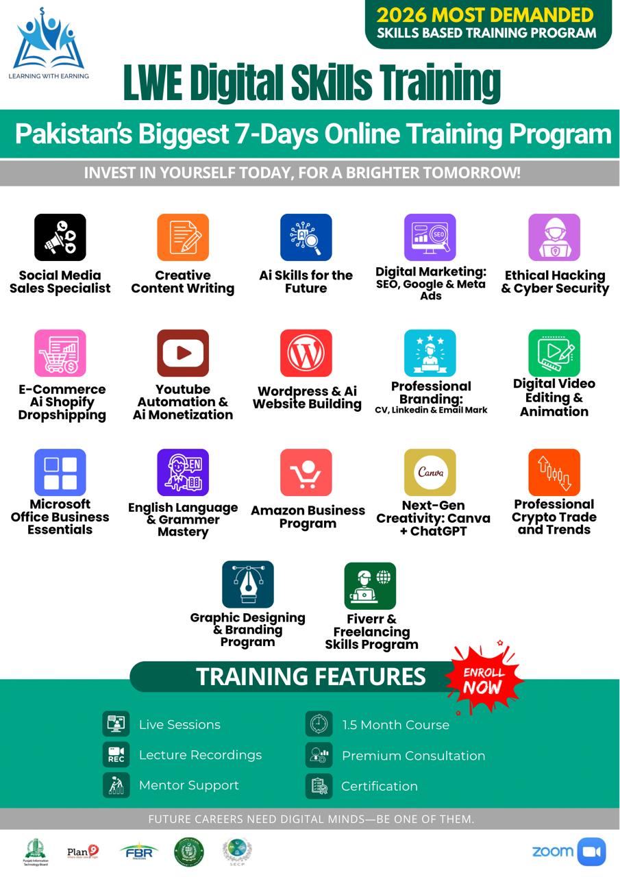 LWE University of Digital Skills Facebook ad
