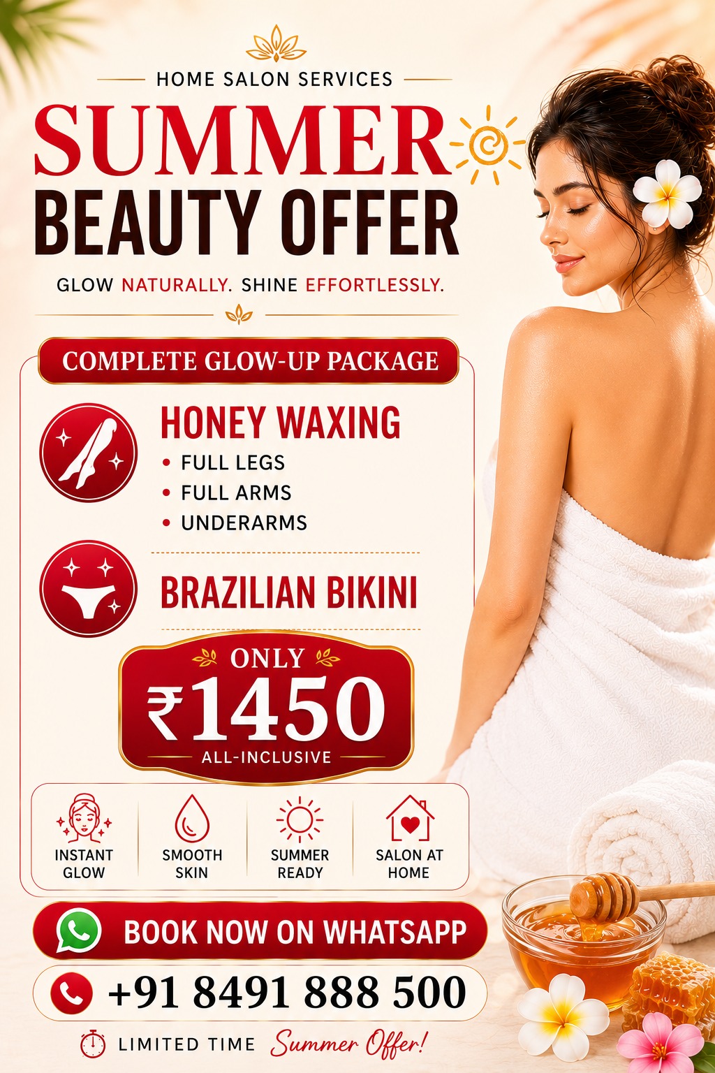 Glamornate - Home Salon Services Facebook ad
