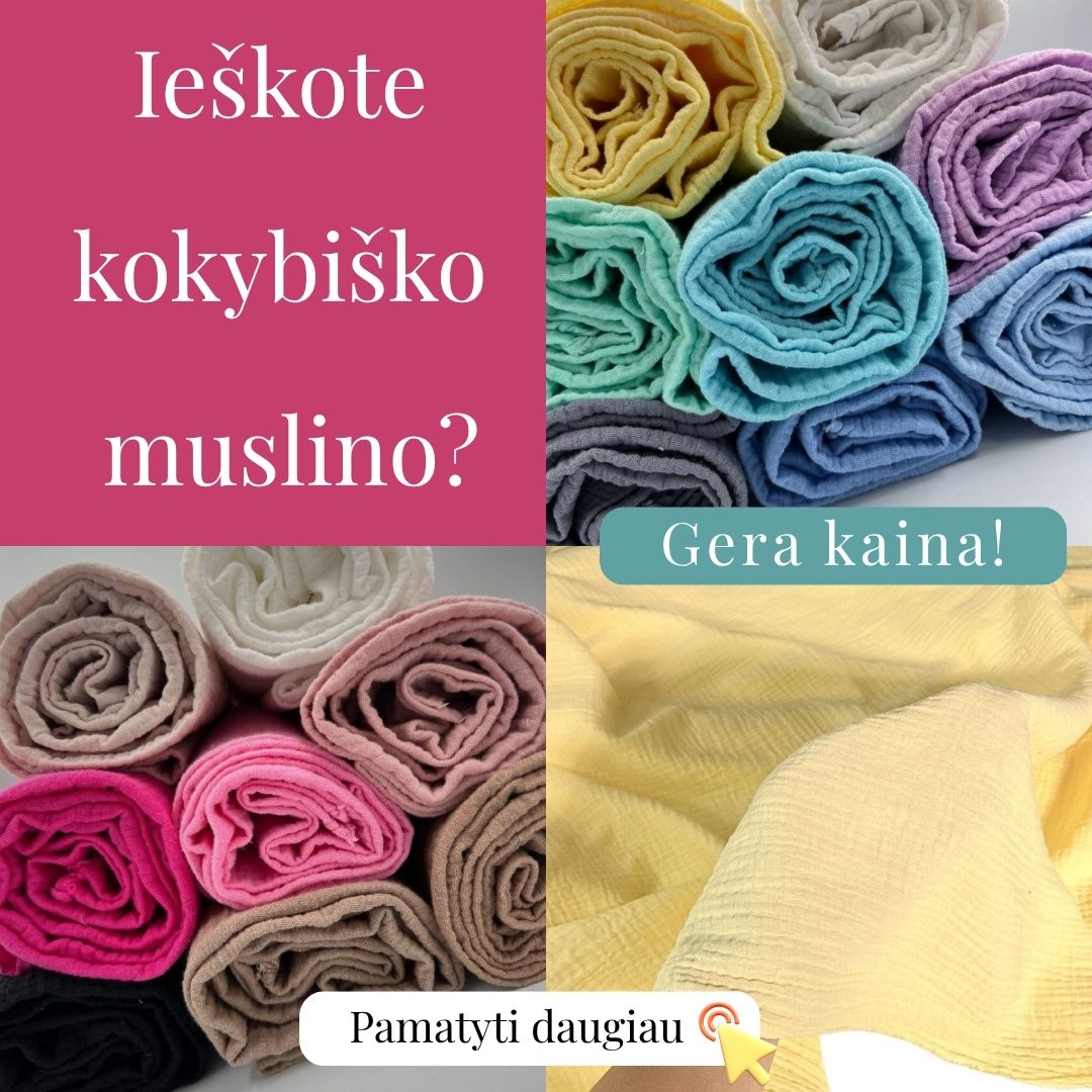 Darau.lt - viskas siuvimui. Facebook ad from May 28, 2026