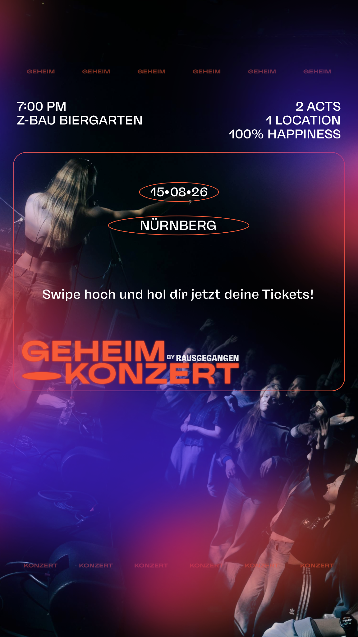 Geheimkonzerte Facebook ad