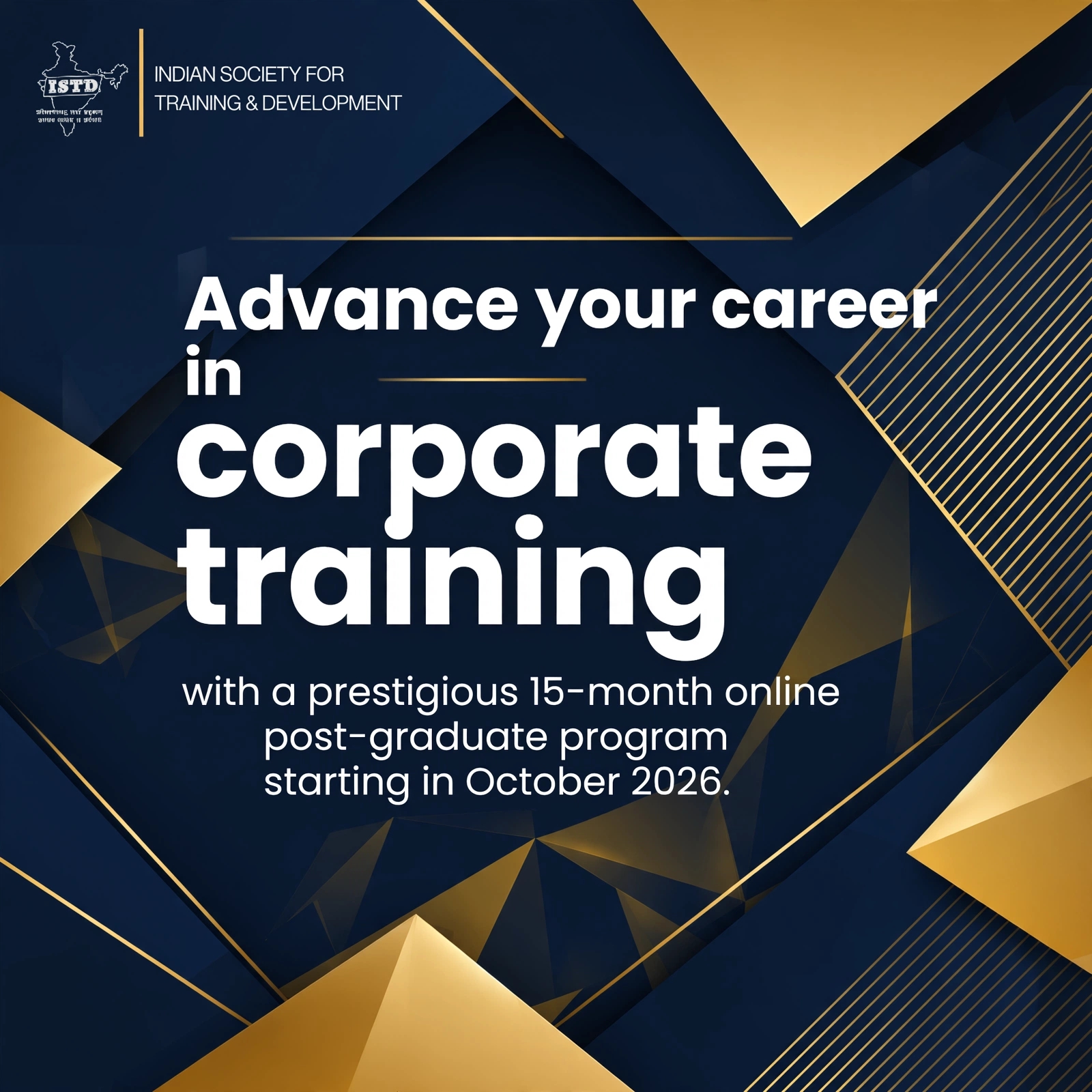 Indian Society for Training and Development Facebook ad: Build Your L&D Expertise
