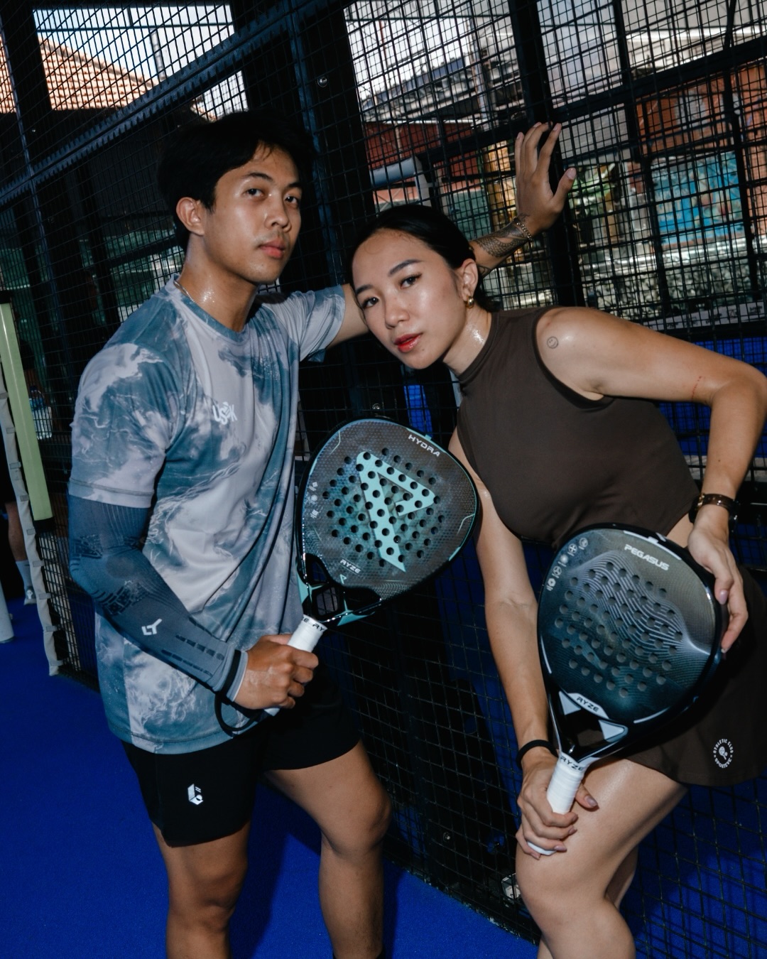 RYZE PADEL Facebook ad: Two rackets. Two personalities �HYDRA | PEGASUS