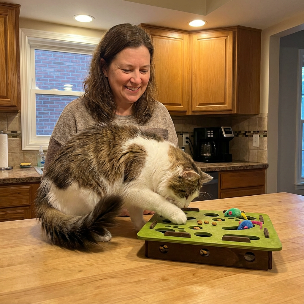 Suzanne Hathaway Facebook ad: Read this if your cat ignores every toy