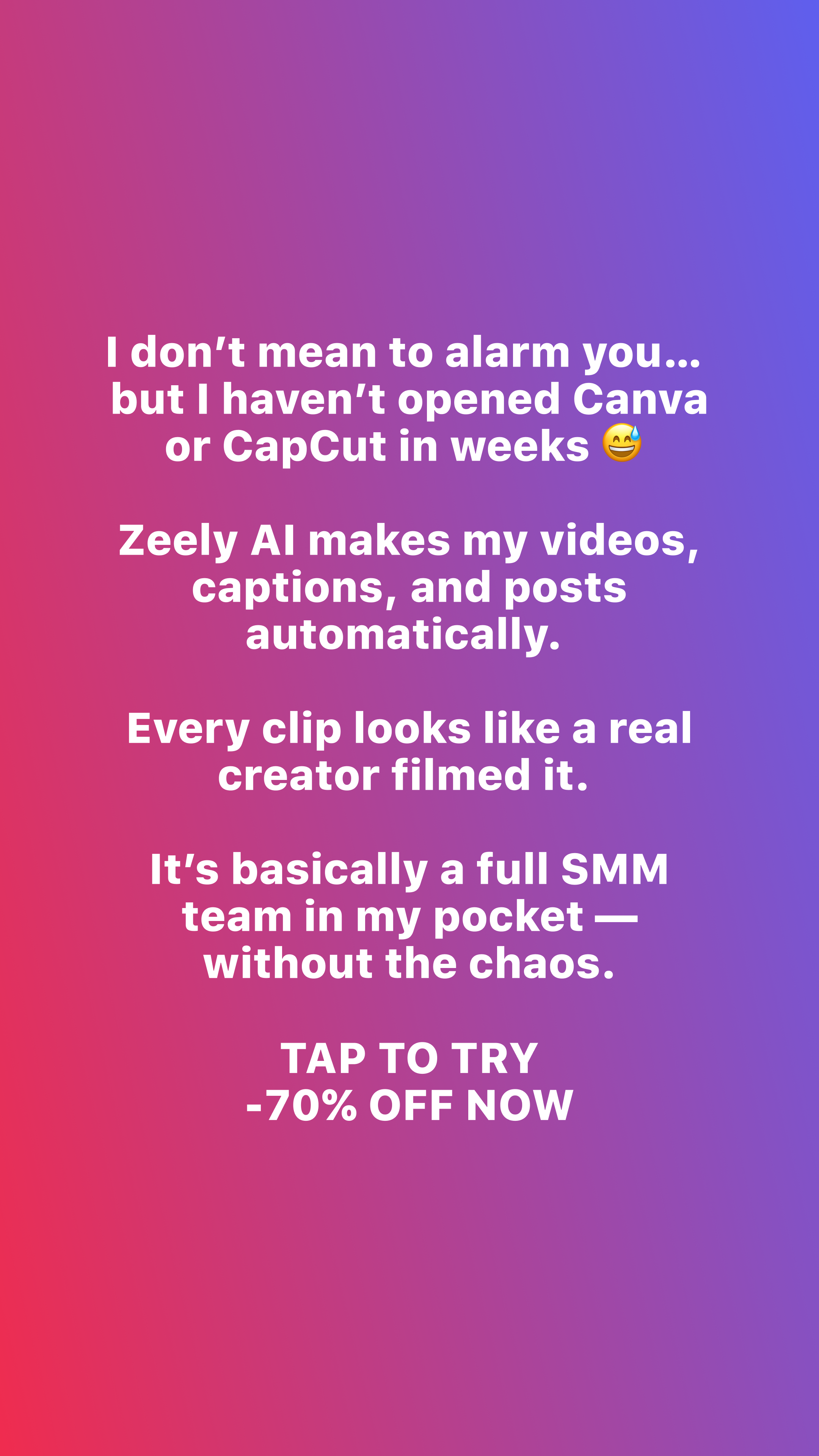 Zeely Facebook ad