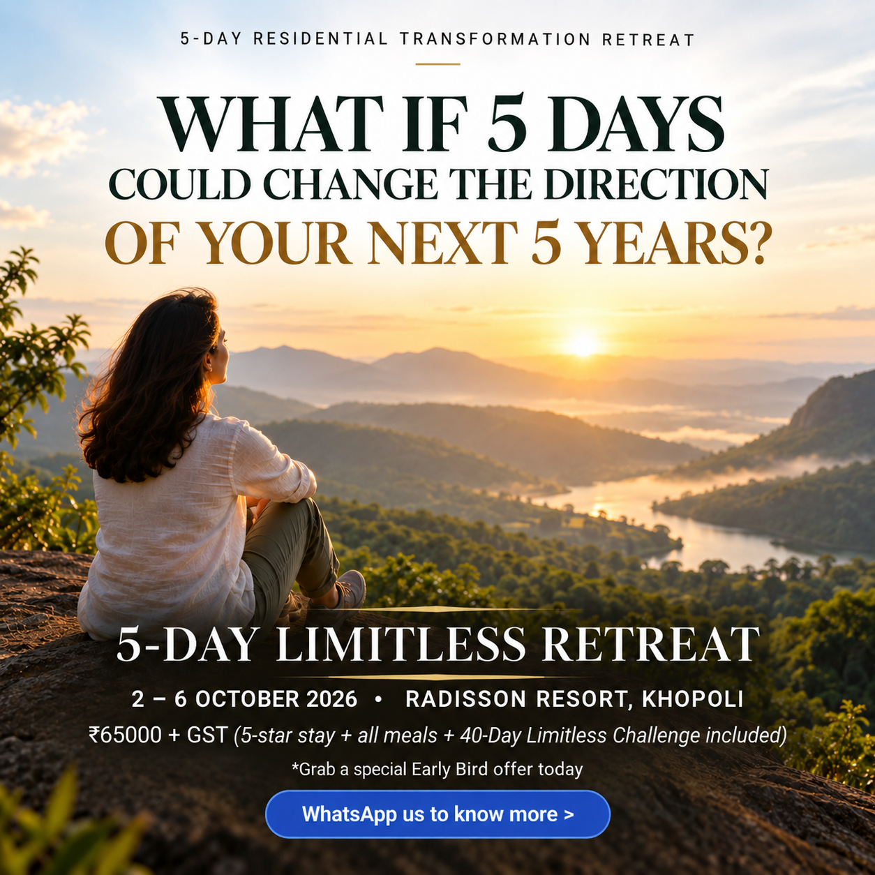 Rise Development Academy Pvt Ltd. Facebook ad: Could 5 Days Change Your Next 5 Years?