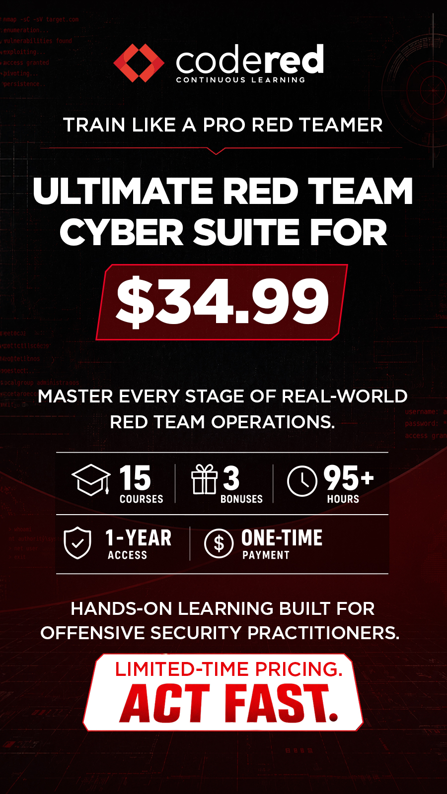 CodeRed Facebook ad