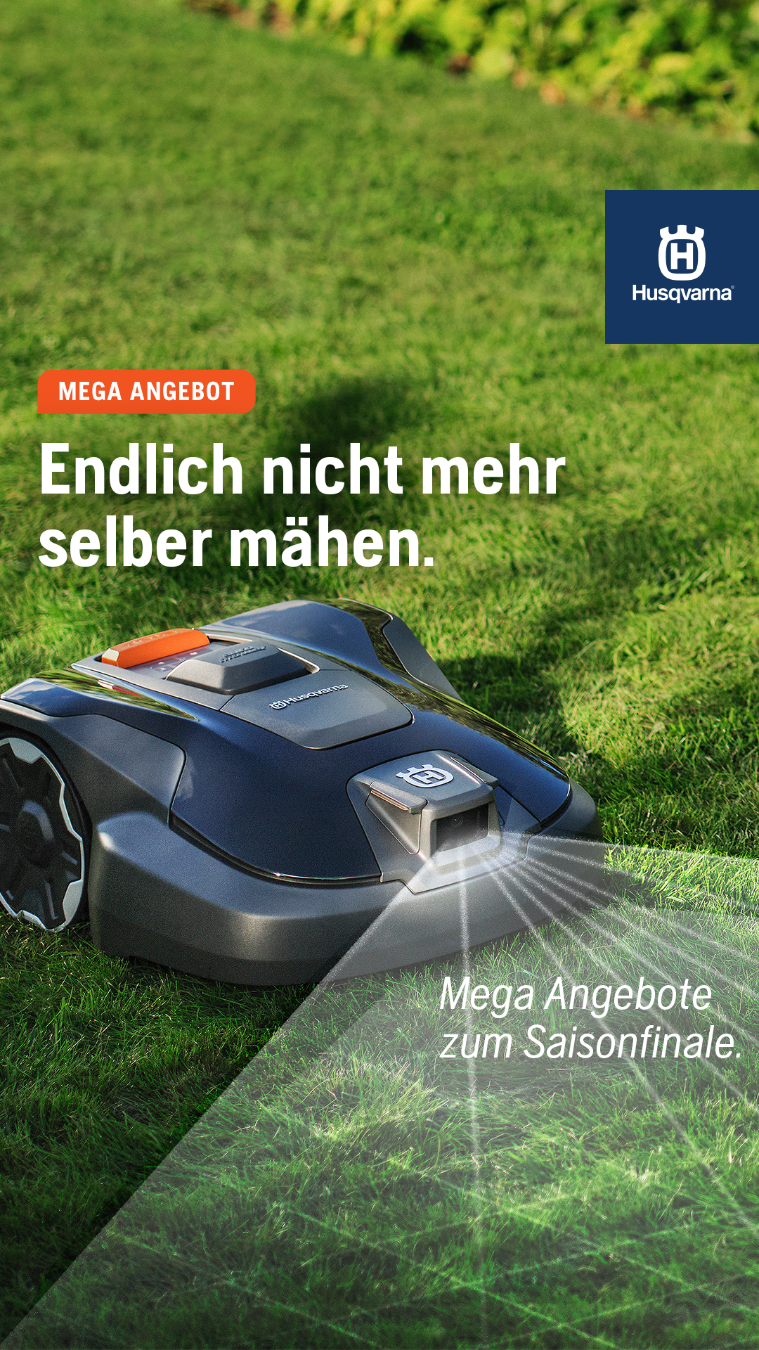 Husqvarna Facebook ad: Mega Angebote