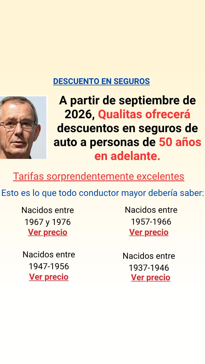 Lifestyle - Services Facebook ad: Descuento en seguros