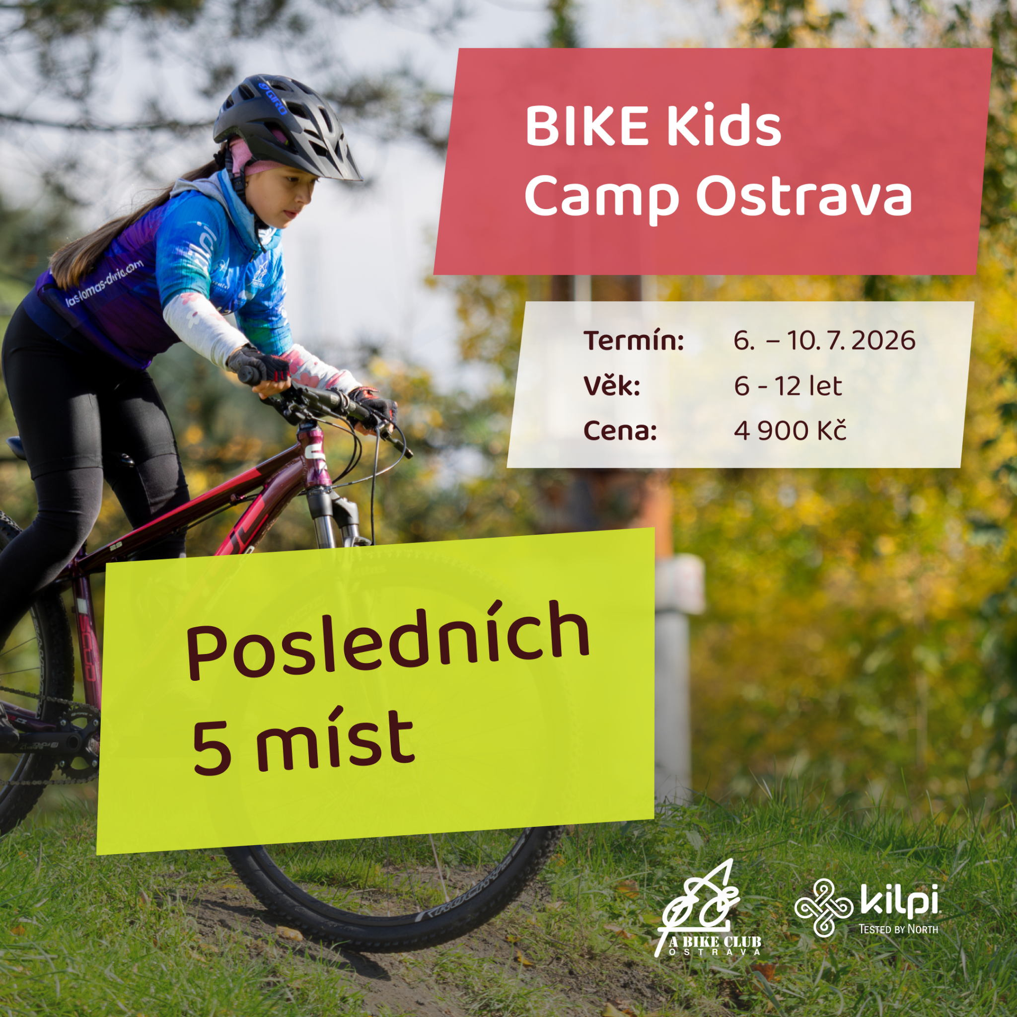 A BIKE CLUB OSTRAVA, KILPI RACING TEAM Facebook ad from Apr 1, 2026