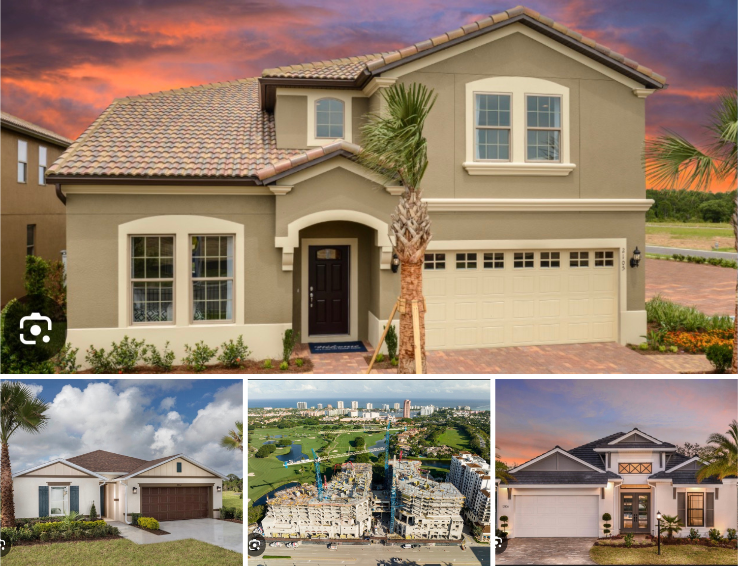 Sohail Sam Kabiri Realtor Facebook ad: New Construction Homes starting 300K
