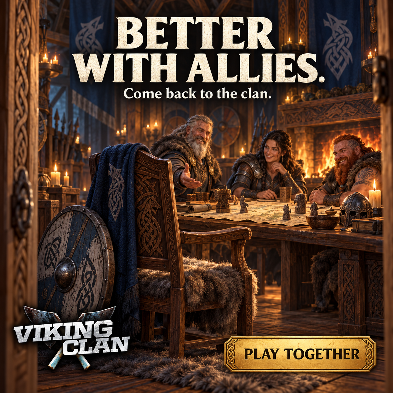 Viking Clan Facebook ad: There's still a war to be won.