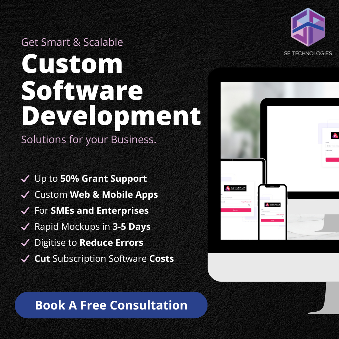 SF Technologies Pte Ltd Facebook ad
