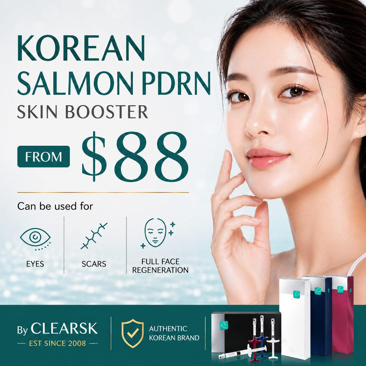 Clearsk Aesthetic Clinics Facebook ad