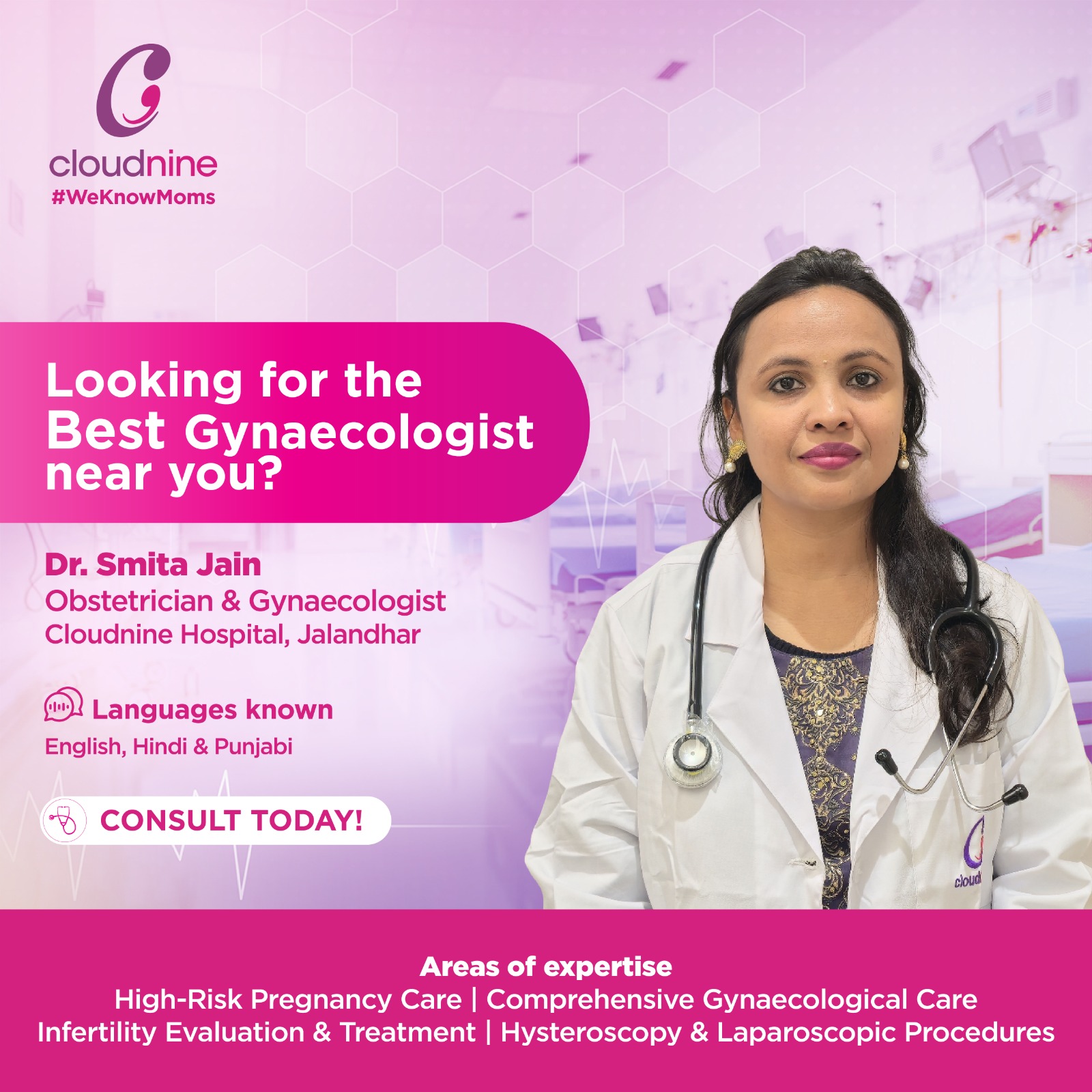 Cloudnine Hospital - Jalandhar, Punjab Facebook ad