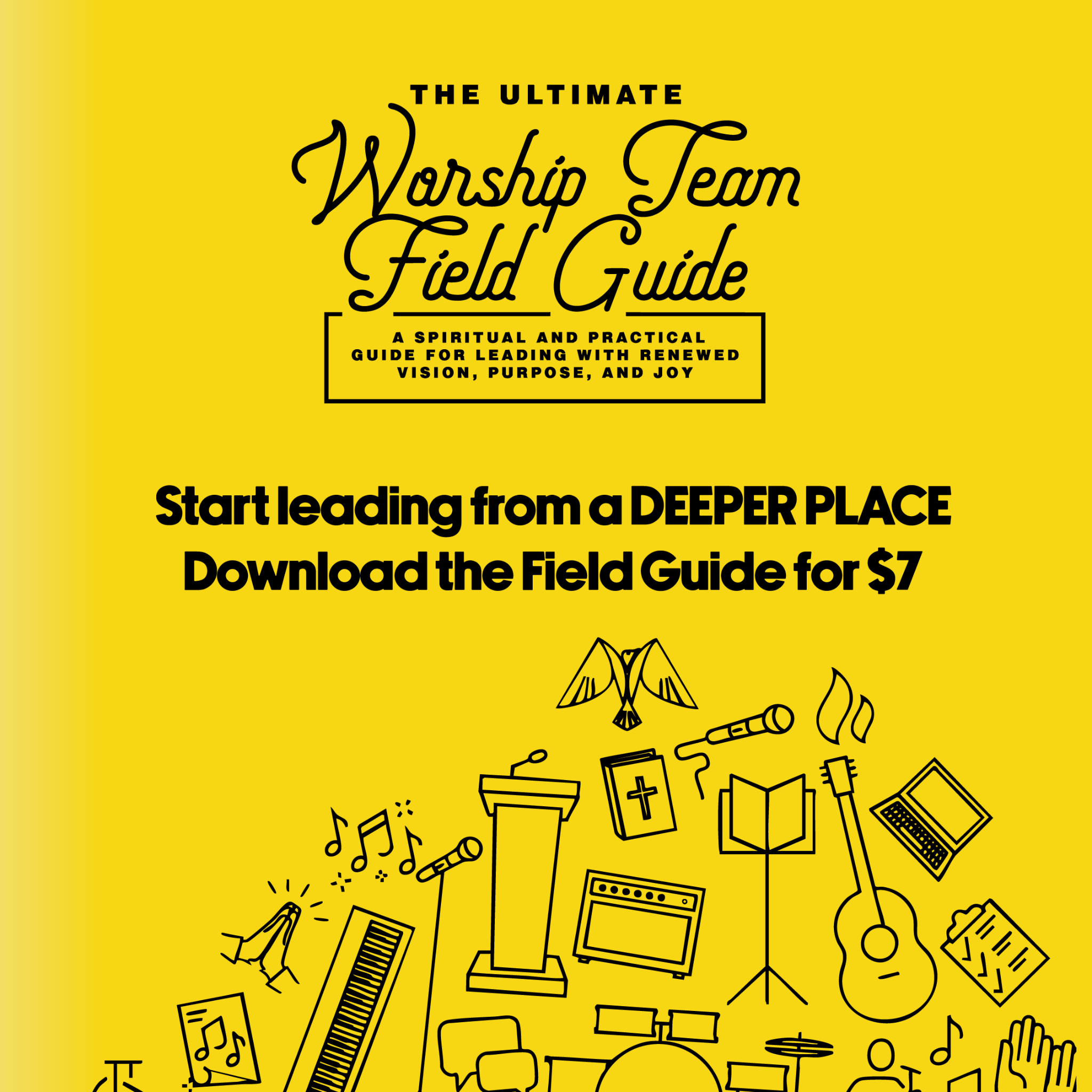 Justin Rizzo Facebook ad: Get the Worship Leader Field Guide everyone's talking about