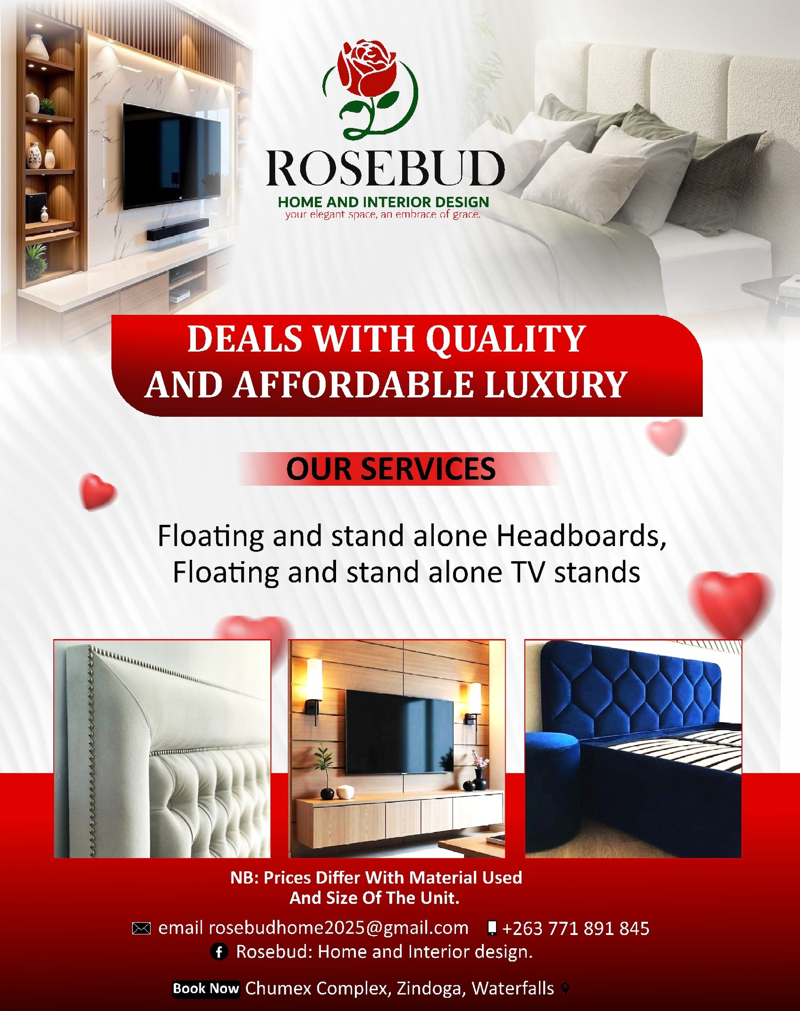 Rosebud: Home & Interior Design. Facebook ad from Oct 17, 2025