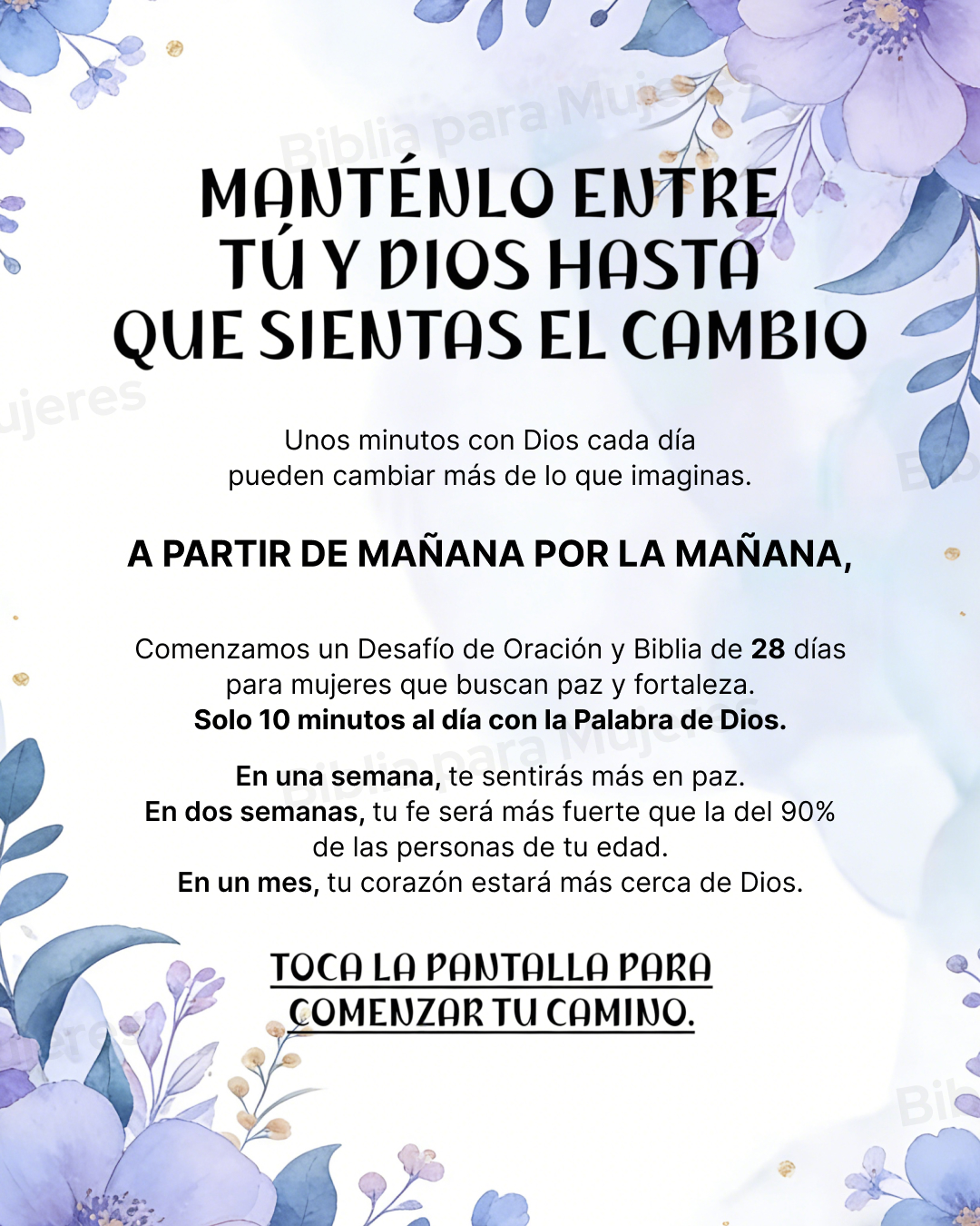Bibleforwomen Facebook ad