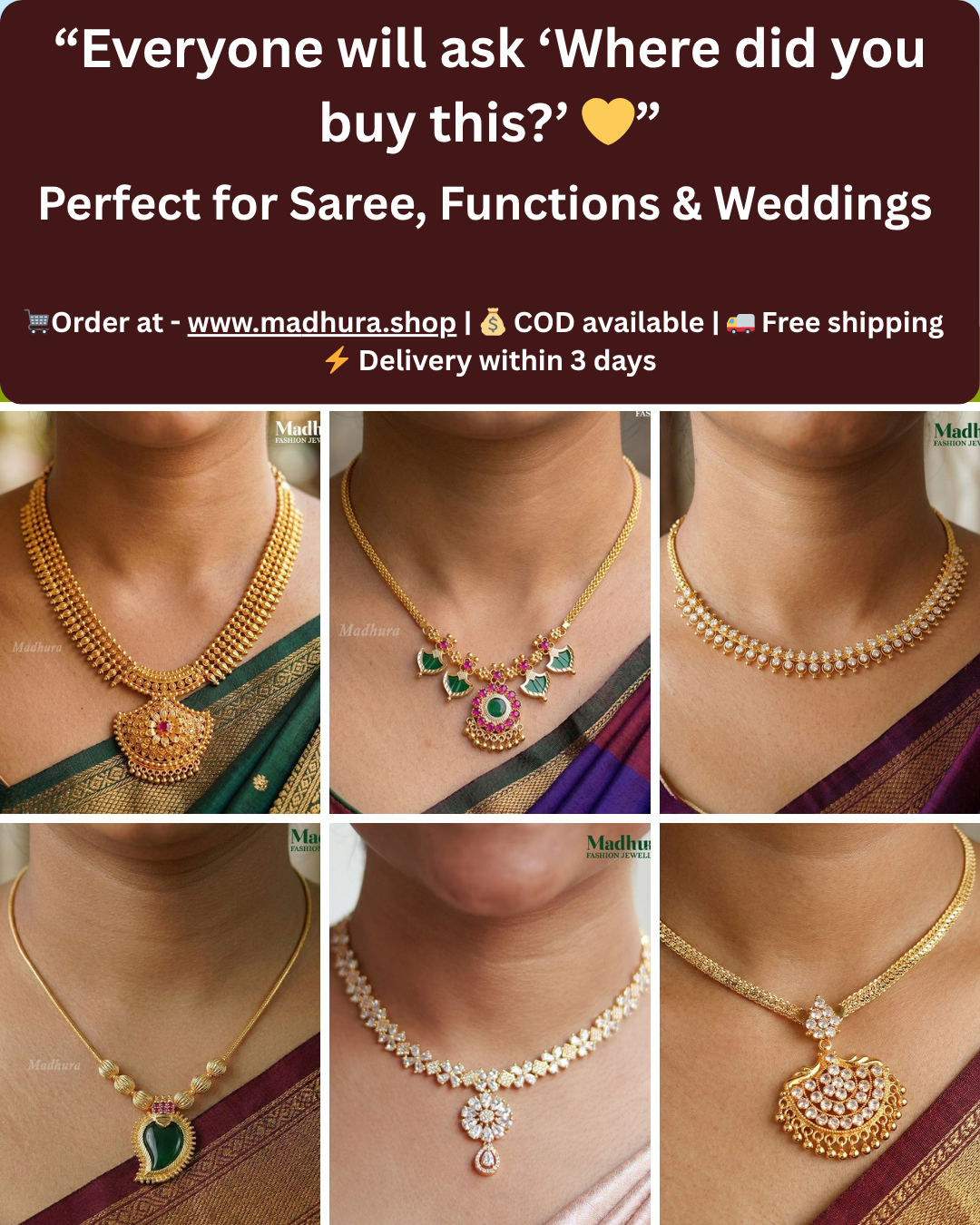 Madhura Fashion Jewellery Facebook ad