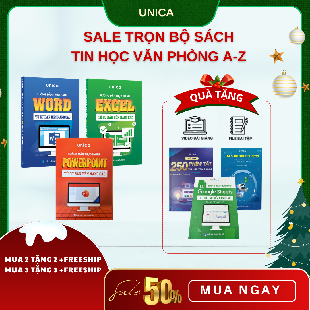 Đỉnh Cao Tin Học Văn Phòng Facebook ad: Trọn Bộ Sách Tin Học Văn Phòng Word + Excel + Powerpoint +…