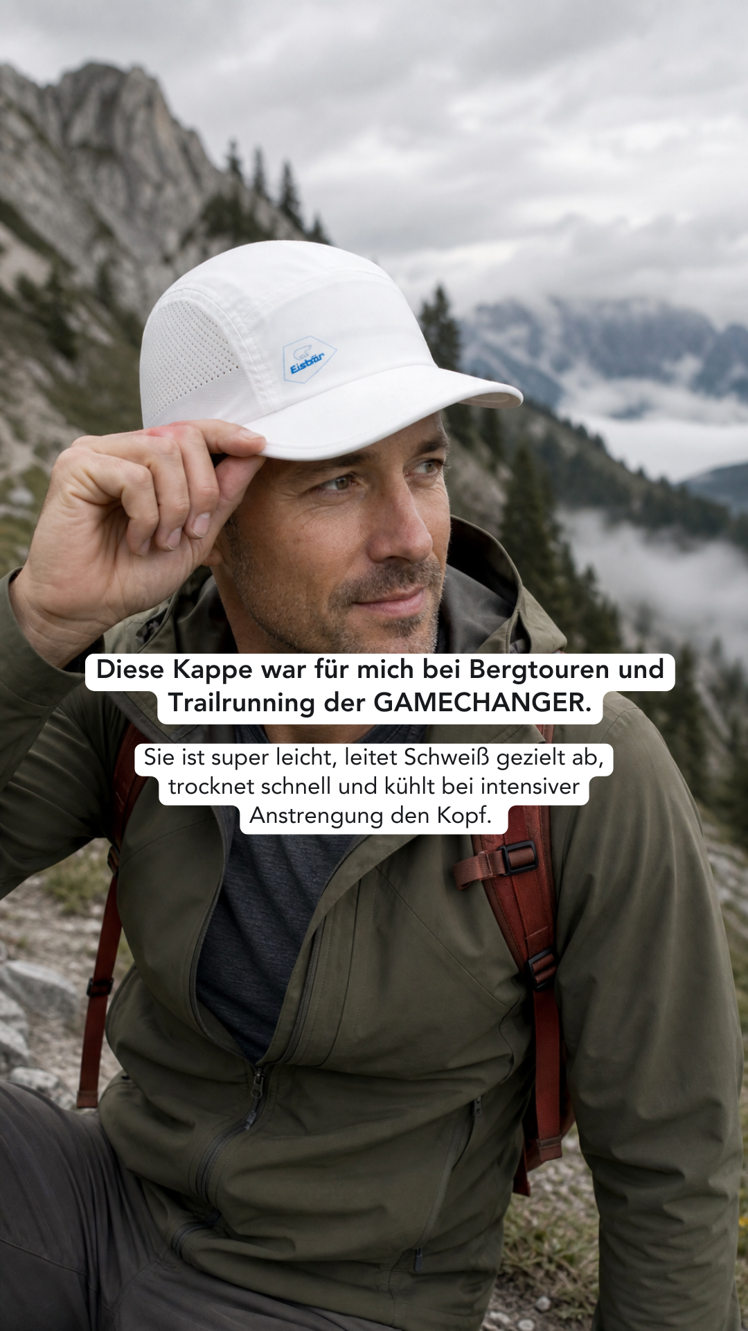 Eisbär Facebook ad: Vom Wintersport gelernt, gegen die Hitze gebaut