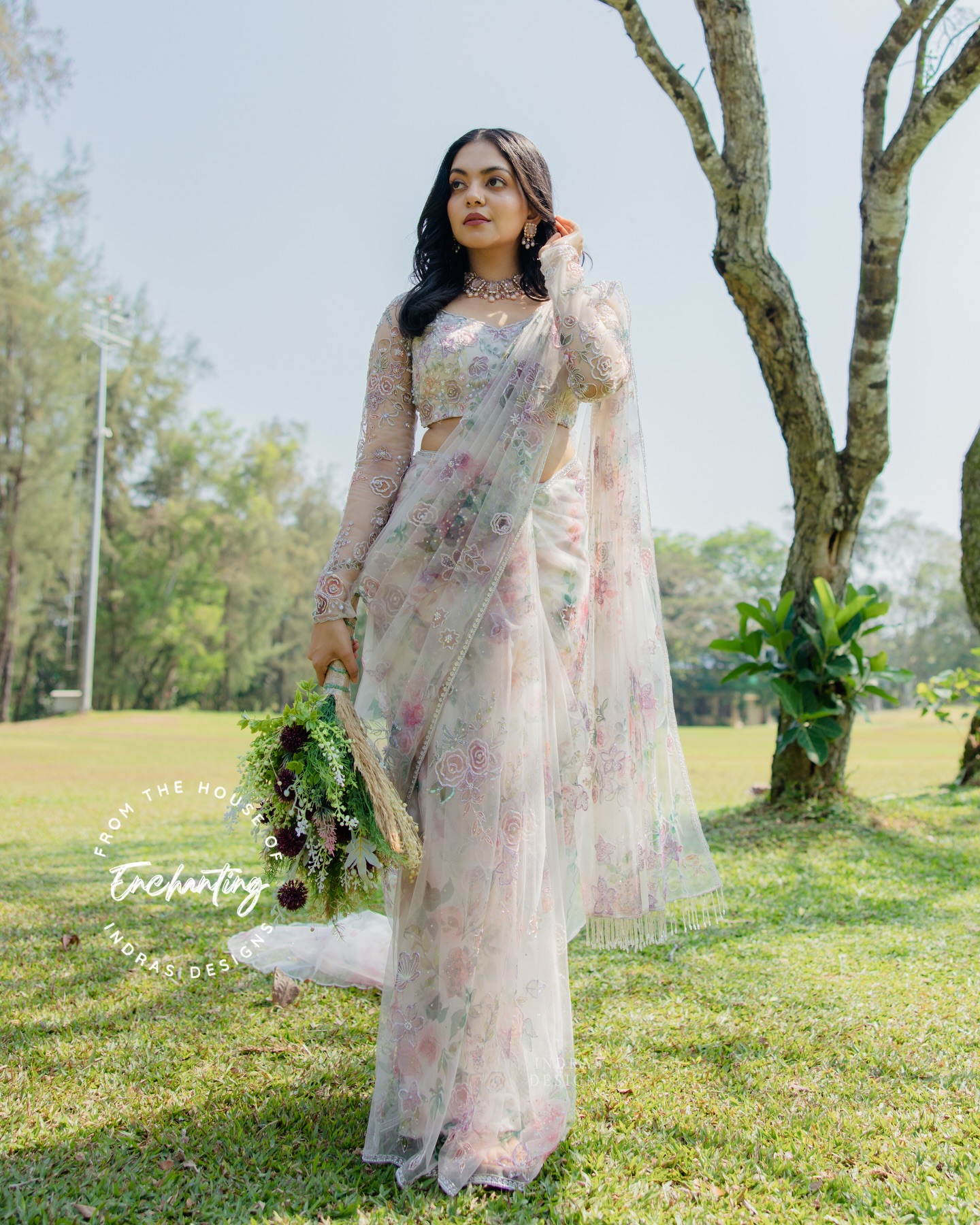 enchanting_indras_designs Facebook ad: ENCHANTING BRIDAL SAREES