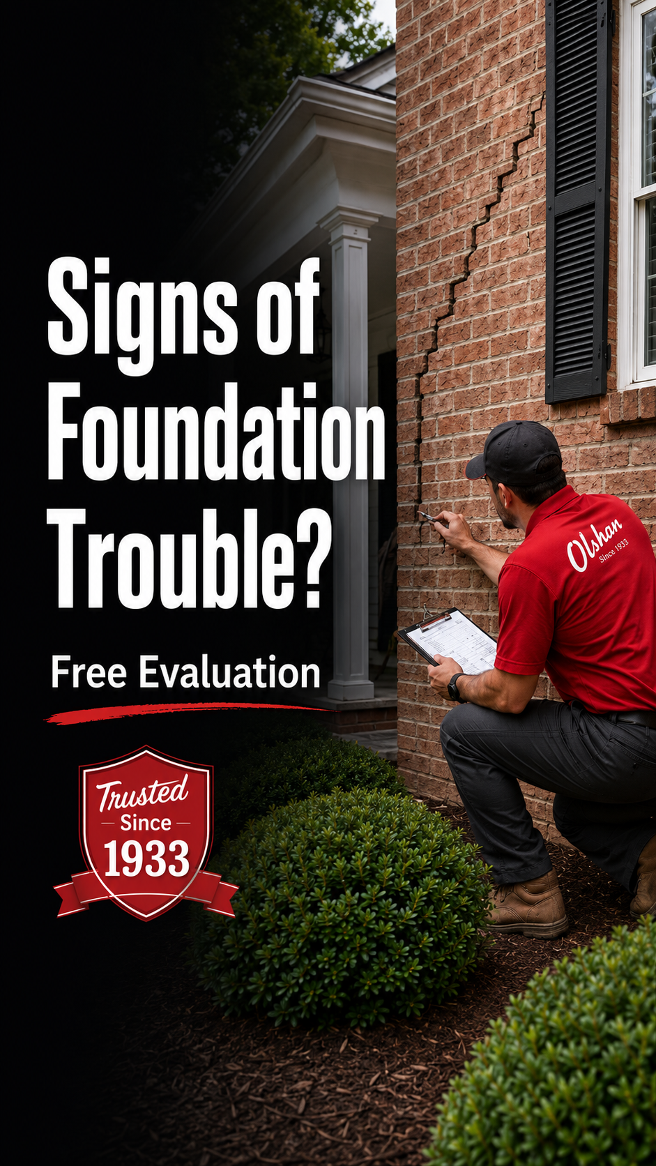 Olshan Foundation Repair Facebook ad