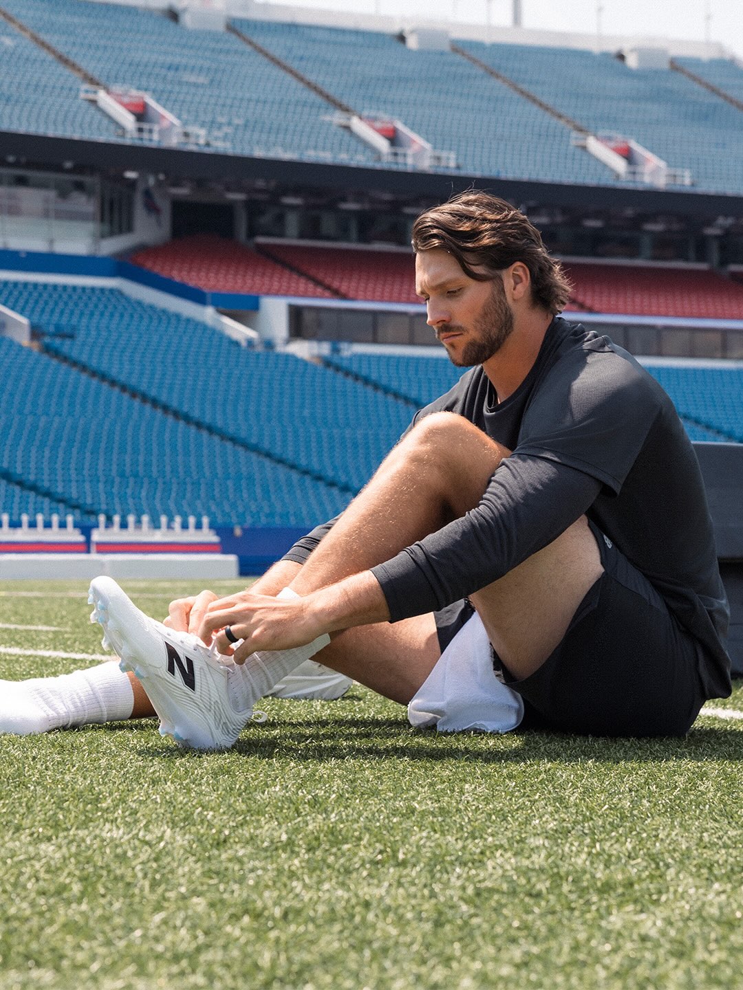 NewbalanceGridiron Facebook ad: Built for a trustworthy fit.