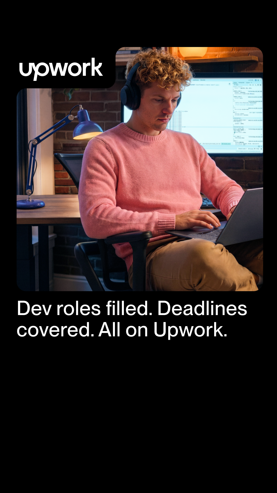 Upwork Facebook ad