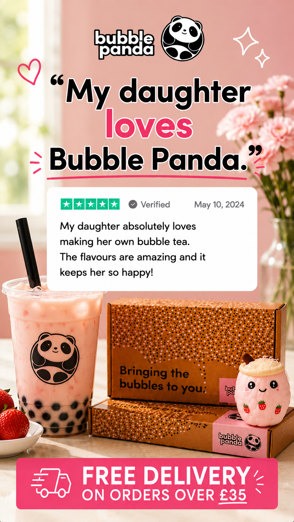Bubble Panda Facebook ad