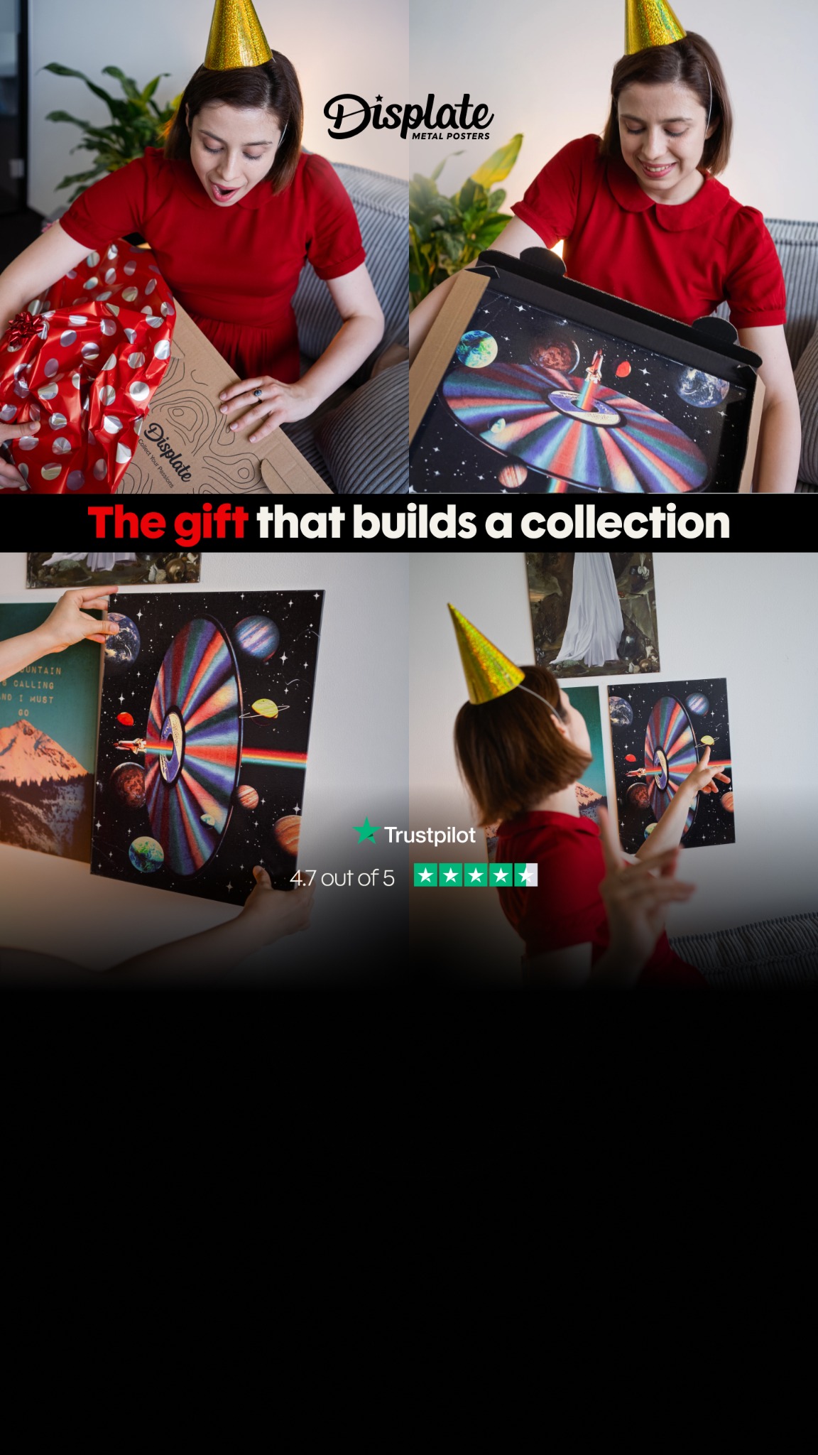 Displate Facebook ad